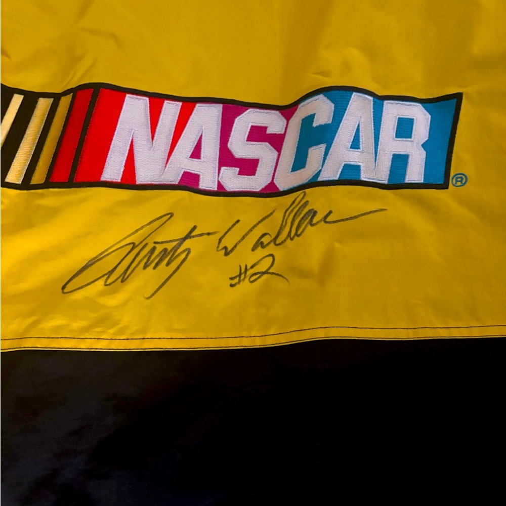Signed Jacket Rusty Wallace#2 NASCAR 3xl never worn Nikon sponsor price reduced!